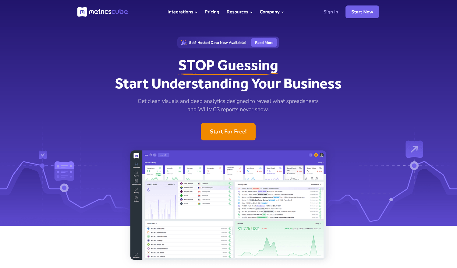 New Website - MetricsCube